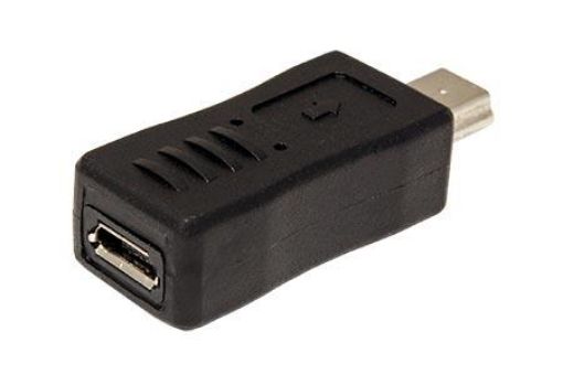 Obrázek Redukce USB microUSB B(F) - miniUSB B(M) 