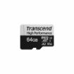 Obrázek TRANSCEND MicroSDXC karta 64GB 330S, UHS-I U3 A2 + adaptér
