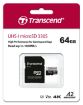 Obrázek TRANSCEND MicroSDXC karta 64GB 330S, UHS-I U3 A2 + adaptér