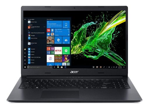 Obrázek Acer Aspire 3 (A315-34-P1RL) Pentium N5000/4GB+4GB/256 GB SSD+N/UHD Graphics 605/15.6" FHD LED matný/BT/W10 Home/Black 