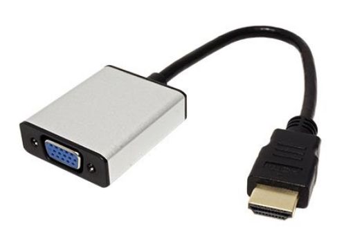 Obrázek Konvertor HDMI A(M) -> VGA(F) + audio (stereo)