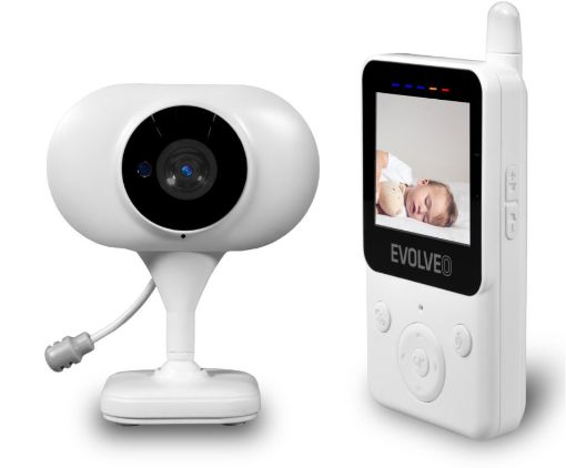 Obrázek EVOLVEO Baby Monitor N2, HD LCD displej, IR přísvit, uspávací režim
