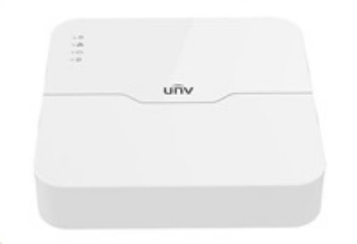 Obrázek Uniview NVR, 16 kanálů, 8xPoE (max.108W), H.265, 1x HDD (max.6TB),propustnost 64/48Mbps,HDMI,VGA,2xUSB 2.0, audio, ONVIF