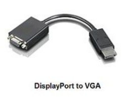 Obrázek LENOVO adaptér DisplayPort to VGA Monitor Cable - přenos signálu přes DP na VGA