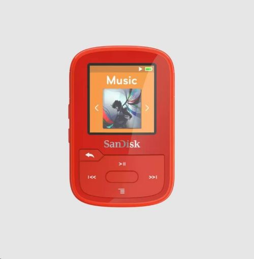 Obrázek SanDisk Clip Sport Plus MP3 Player 32GB, Red