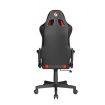 Obrázek GEMBIRD Gaming chair / herní křeslo SCORPION 03, černá/červená, kůže