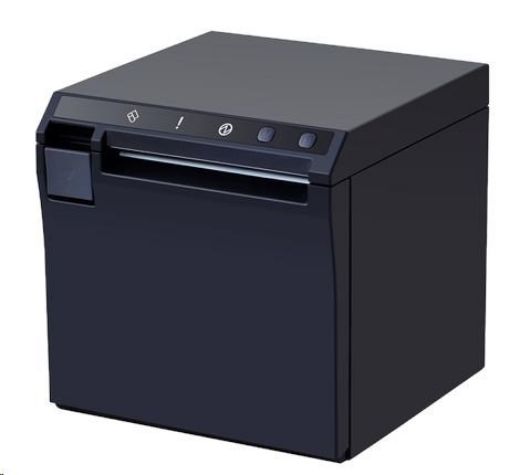 Obrázek Birch QX3 Cube Pokladní tiskárna s řezačkou, konvertibilní, USB+LAN, černá, tisk v českém jazyce