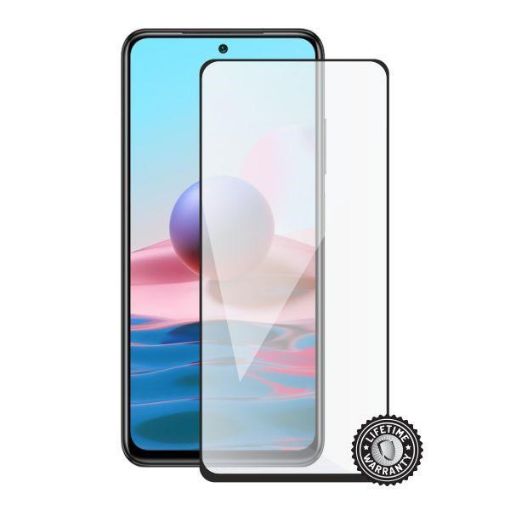 Obrázek Screenshield ochrana displeje Tempered Glass pro XIAOMI Redmi Note 10 4G (full COVER), černá