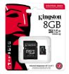 Obrázek Kingston MicroSDHC karta 8GB Industrial C10 A1 pSLC Card + SD Adapter