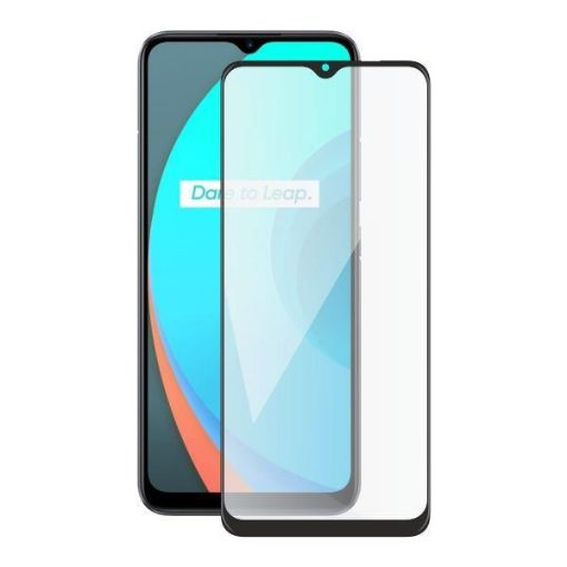 Obrázek Screenshield ochrana displeje Tempered Glass pro REALME C11 (full COVER), černá