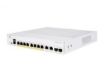 Obrázek Cisco switch CBS250-8FP-E-2G, 8xGbE RJ45, 2xRJ45/SFP combo, PoE+, 120W
