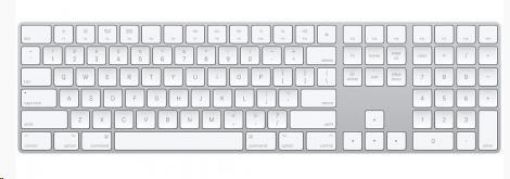 Obrázek APPLE Magic Keyboard with Numeric Keypad Silver- Intl Layout