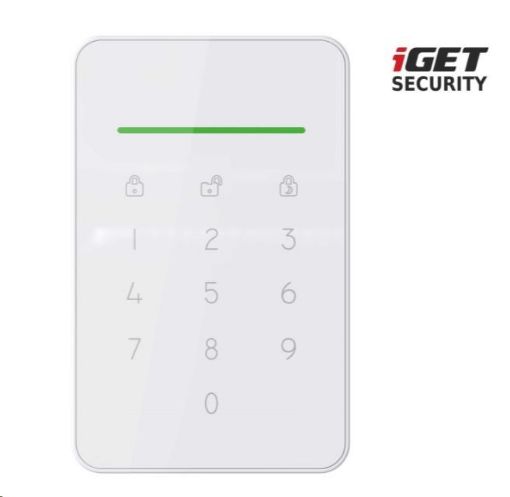 Obrázek iGET SECURITY EP13 - Bezdrátová klávesnice s RFID čtečkou pro alarm iGET SECURITY M5