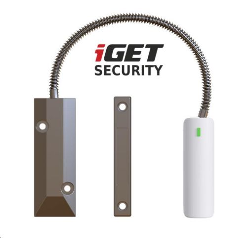 Obrázek iGET SECURITY EP21 - Bezdrátový magnetický senzor pro železné dveře/okna/vrata pro alarm iGET SECURITY M5