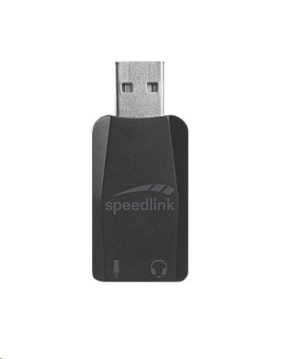 Obrázek SPEED LINK zvuková karta externí VIGO USB Sound Card, černá