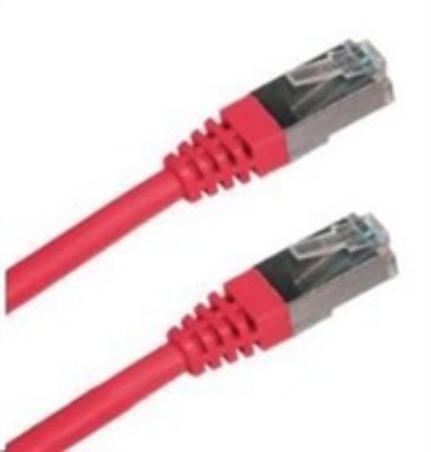 Obrázek XtendLan patch kabel Cat6A, S-FTP - 0,25m, červený