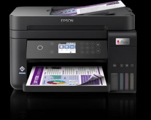 Obrázek EPSON tiskárna ink EcoTank L6270, 3v1, A4, 1200x4800dpi, 33ppm, USB, Wi-Fi, LAN, 3 roky záruka po reg.
