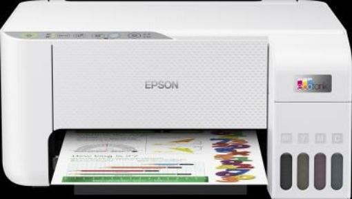Obrázek EPSON tiskárna ink EcoTank L3256, 3v1, A4, 1440x5760dpi, 33ppm, USB, Wi-Fi, bílá, 3 roky záruka po reg.