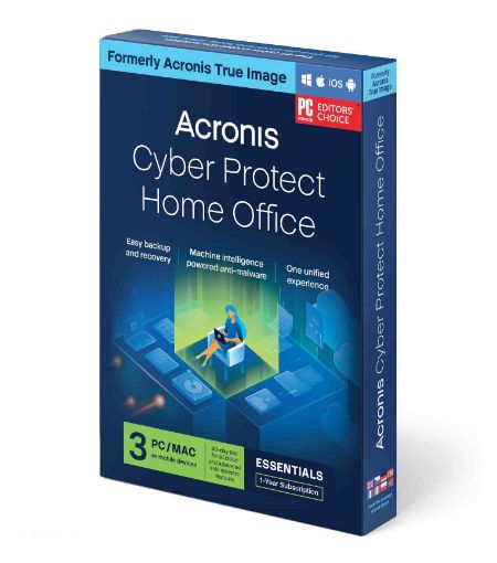 Obrázek Acronis Cyber Protect Home Office Essentials Subscription 3 Computers - 1 year subscription ESD