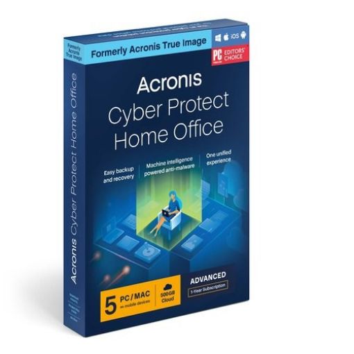 Obrázek Acronis Cyber Protect Home Office Advanced Subscription 5 Computers + 500 GB Acronis Cloud Storage - 1 year subscription