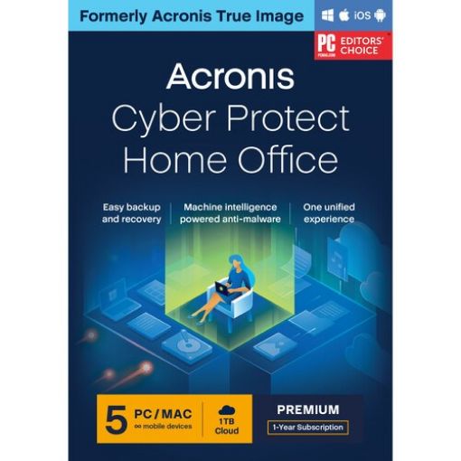 Obrázek Acronis Cyber Protect Home Office Premium Subscription 5 Computers + 1 TB Acronis Cloud Storage - 1 year subscription ES