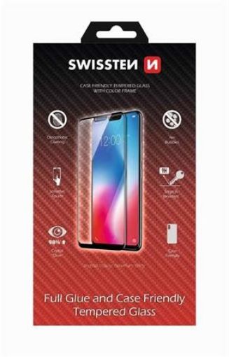 Obrázek SWISSTEN OCHRANNÉ SKLO CASE FRIENDLY AMSUNG A405 GALAXY A40 ČERNÉ