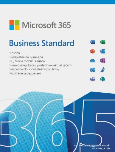 Obrázek Microsoft 365 Business Standard CZ (1rok)