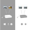 Obrázek iTec USB-C HDMI DP Docking Station, Power Delivery 65W + Universal Charger 77 W