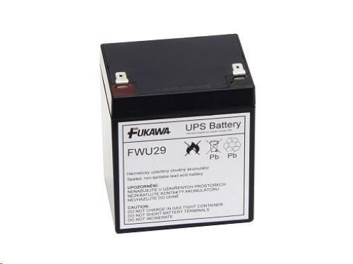 Obrázek Baterie - FUKAWA FWU-29 náhradní baterie za RBC29 (12V/5Ah)