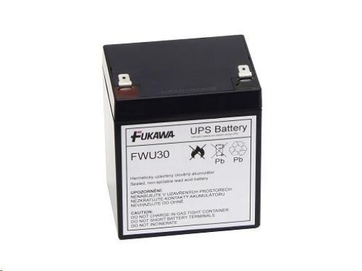 Obrázek Baterie - FUKAWA FWU-30 náhradní baterie za RBC30 (12V/5Ah)