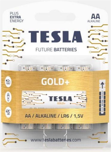 Obrázek Tesla AA GOLD+ alkalická - 4 ks, ND