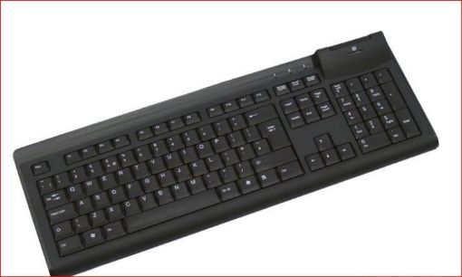 Obrázek Acer klávesnice KUS-0967 - USB drátová, CHICONY, Smart-Card-Reader, CZ