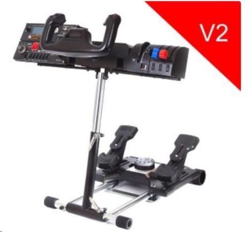 Obrázek Wheel Stand Pro DELUXE V2, stojan na joystick a pedály Saitek Pro Rudder, Pro Flight Yoke System