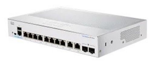 Obrázek Cisco switch CBS250-8T-E-2G, 8xGbE RJ45, 2xRJ45/SFP combo