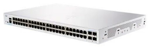 Obrázek Cisco switch CBS250-48T-4G, 48xGbE RJ45, 4xSFP