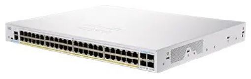 Obrázek Cisco switch CBS250-48P-4G, 48xGbE RJ45, 4xSFP, PoE+, 370W