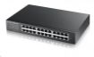 Obrázek Zyxel GS1900-24E 24-port Desktop Gigabit Web Smart switch: 24x Gigabit metal, IPv6, 802.3az (Green), fanless, rack kit