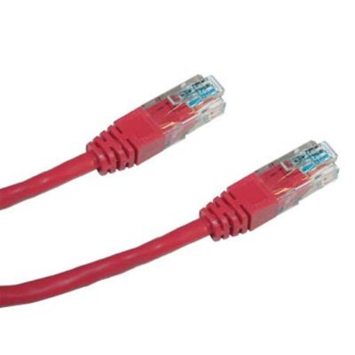 Obrázek Patch cord UTP CAT6 0,25m červený