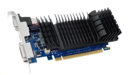 Obrázek ASUS VGA NVIDIA GeForce GT 730 BRK 2G, 2G GDDR5, 1xHDMI, 1xVGA, 1xDVI