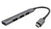 Obrázek iTec USB-C Metal HUB 1x USB 3.0 + 3x USB 2.0