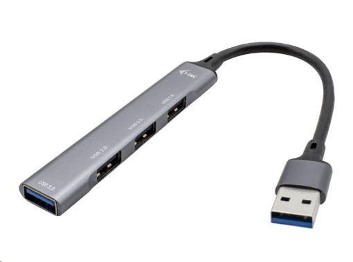 Obrázek iTec USB 3.0 Metal HUB 1x USB 3.0 + 3x USB 2.0