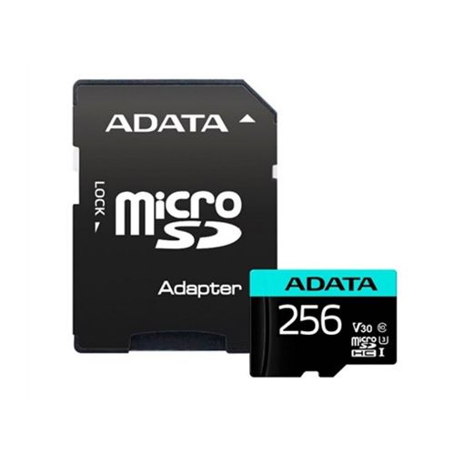 Obrázek ADATA MicroSDXC 256GB U3 V30S až 95MB/s + adapter