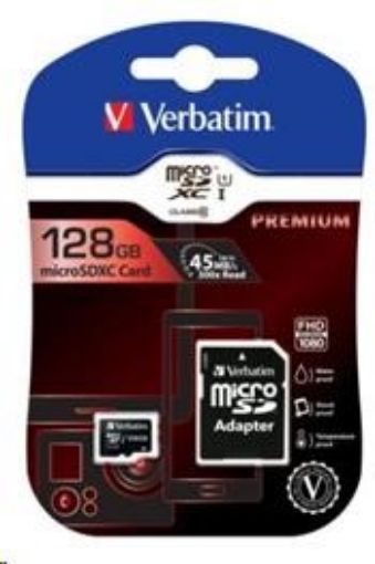 Obrázek VERBATIM Premium U1 Micro SecureDigital SDXC 128GB