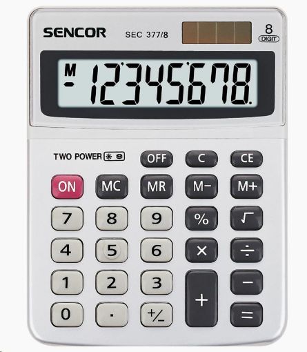 Obrázek Sencor kalkulačka  SEC 377/ 8
