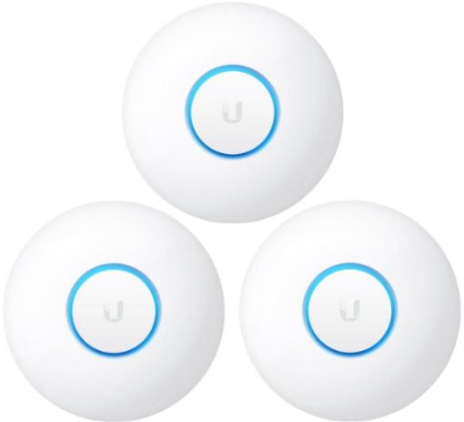 Obrázek UBNT UAP-nanoHD-3 - Compact UniFi Wave2 AC AP, bez PoE adaptéru, 3-pack