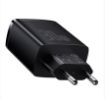 Obrázek Baseus kompaktní rychlonabíjecí adaptér 2x USB-A, 1x Type-C 30W černá