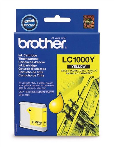 Obrázek BROTHER INK LC-1000Y yellow (EW*) cca 400