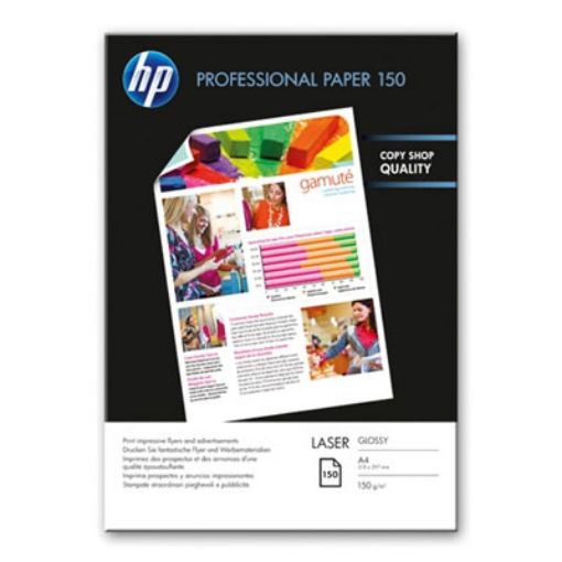 Obrázek HP Professional Glossy Laser Paper 150 gsm-150 sht/A4/210 x 297 mm,  150 g/m2, CG965A