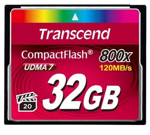 Obrázek TRANSCEND Compact Flash Card (800x) 32GB (Premium)