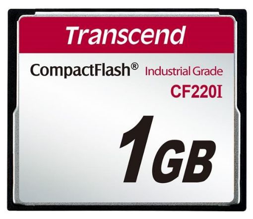 Obrázek TRANSCEND Industrial Compact Flash Card CF220I 1GB, SLC (UDMA5)